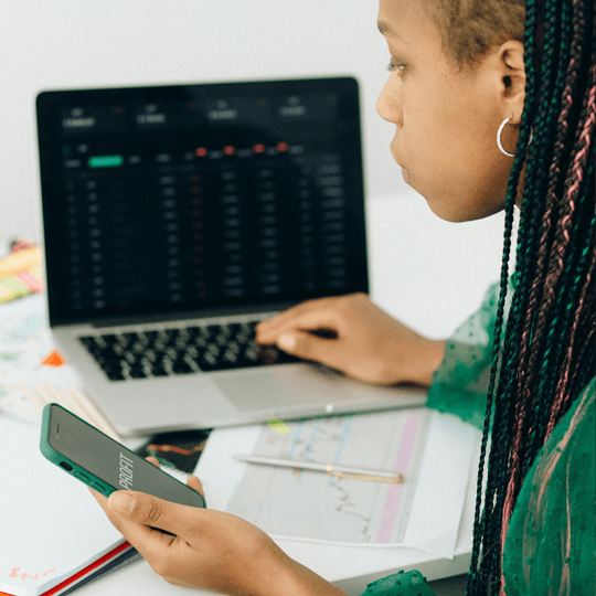 Smart Stocks AI performance analytics illustration